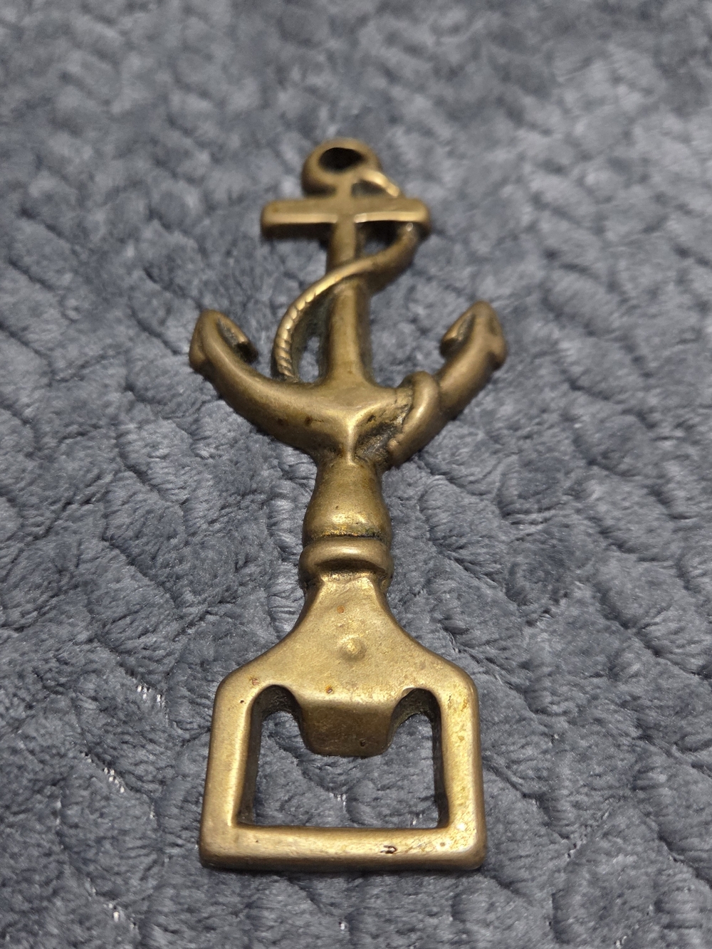 Source Unknown Brass-Colored Anchor Bottle Opener